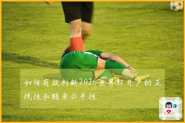 如何有效判断2026世界杯开户的正规性和赔率公平性