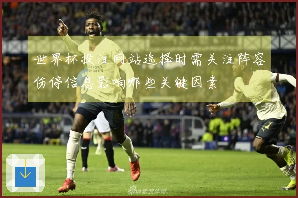 世界杯投注网站选择时需关注阵容伤停信息影响哪些关键因素